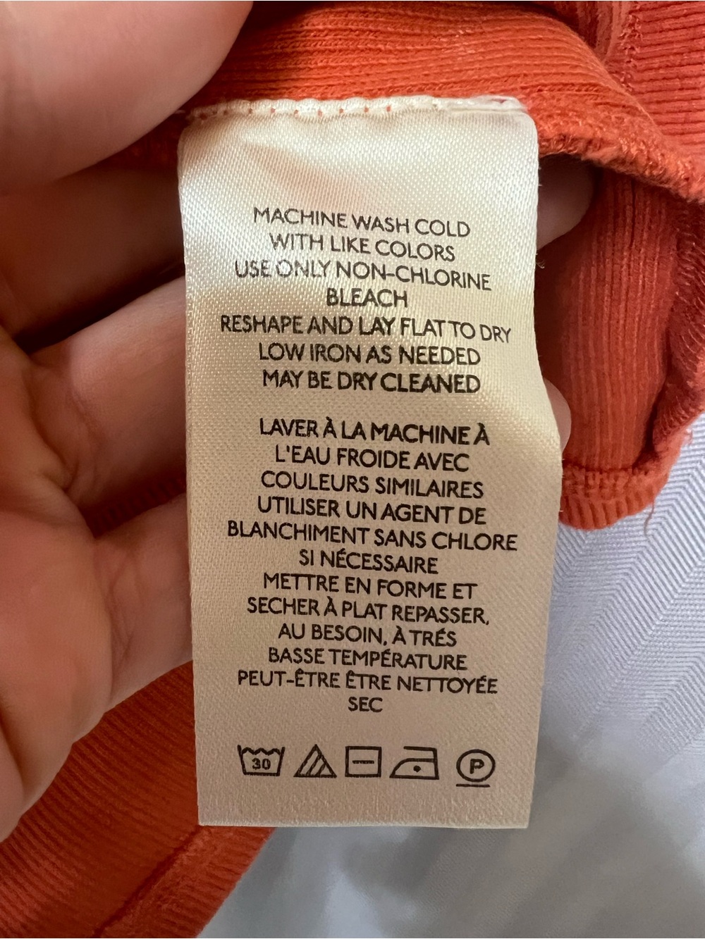 Anthropologie (Two Tanks)Orange Crochet Tank Top and beige Crochet tank L - Picture 5 of 5